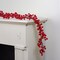 Northlight Red Berries Artificial Twig Christmas Garland - 5' x 3.5" - Unlit